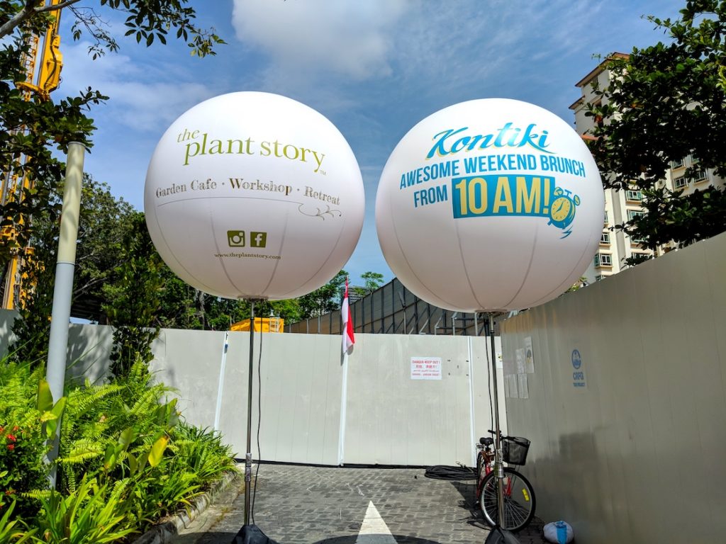 Lighted Tripod Balloon Stand singapore 8