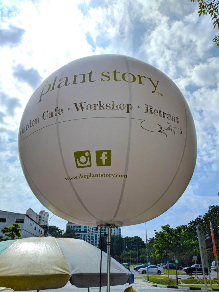 Lighted Tripod Balloon Stand singapore 39