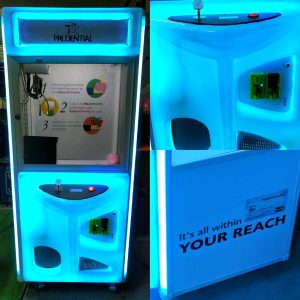 Custom Branding on UFO Claw Machine 1