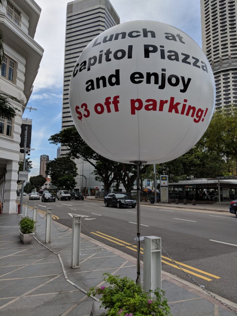 Lighted Tripod Balloon Stand singapore 44