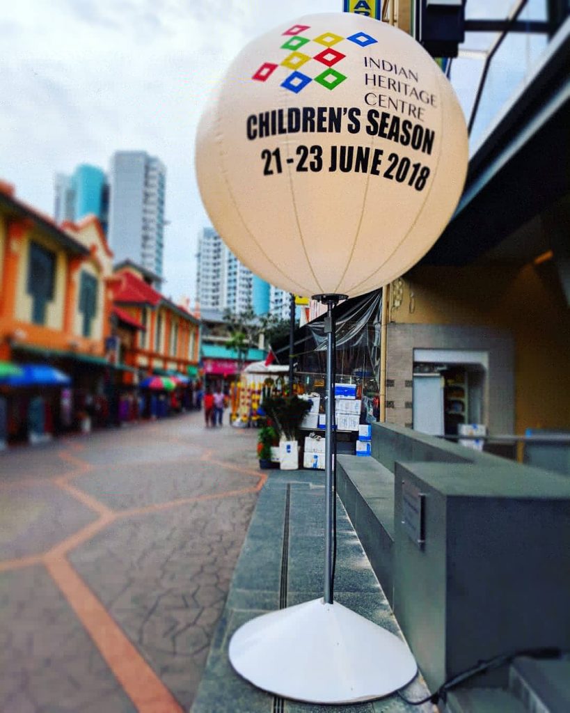 Lighted Tripod Balloon Stand singapore 45