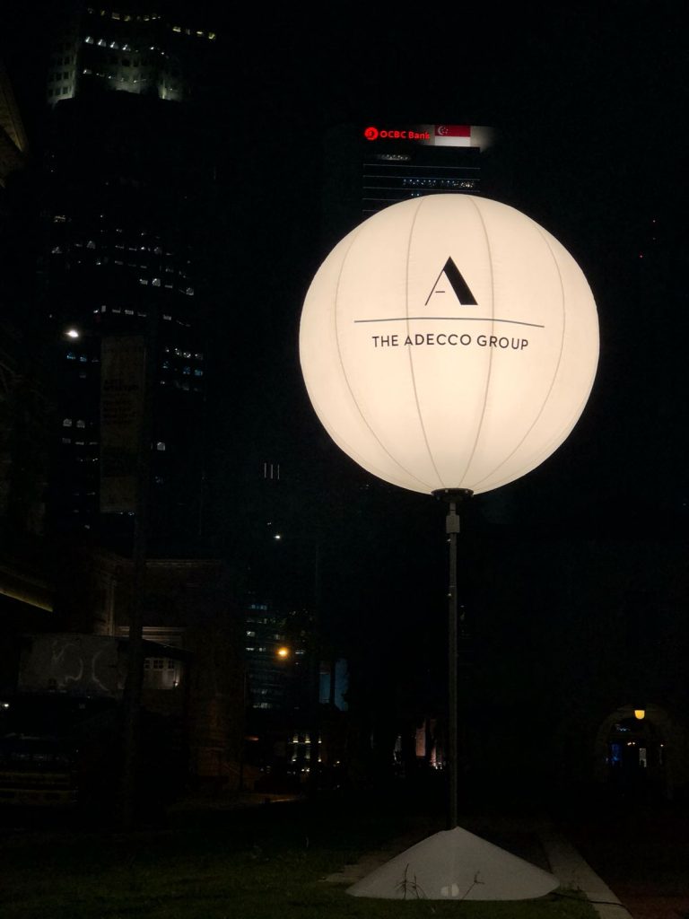 Lighted Tripod Balloon Stand singapore 47