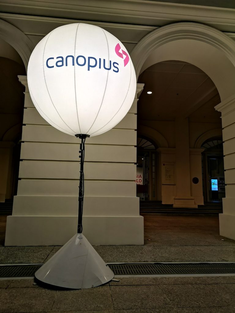 Lighted Tripod Balloon Stand singapore 52