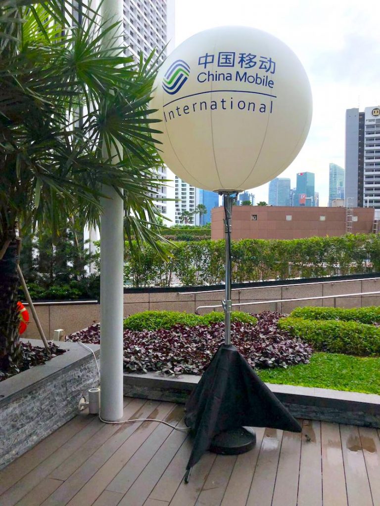 Lighted Tripod Balloon Stand singapore 59