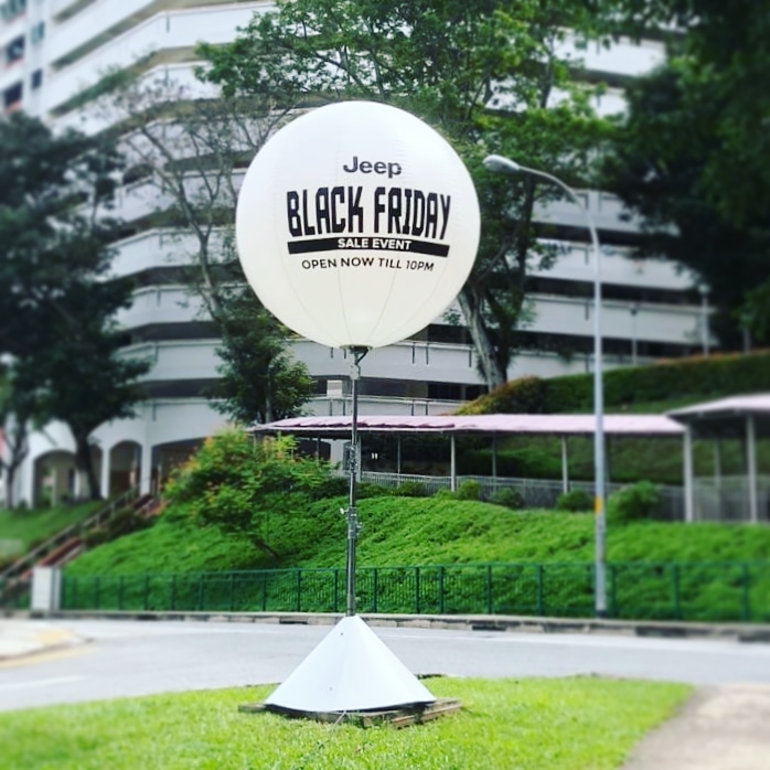 Lighted Tripod Balloon Stand singapore 62