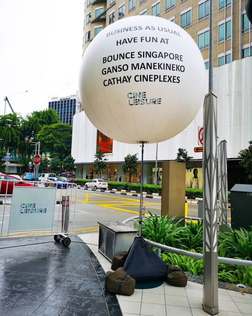 Lighted Tripod Balloon Stand singapore 66