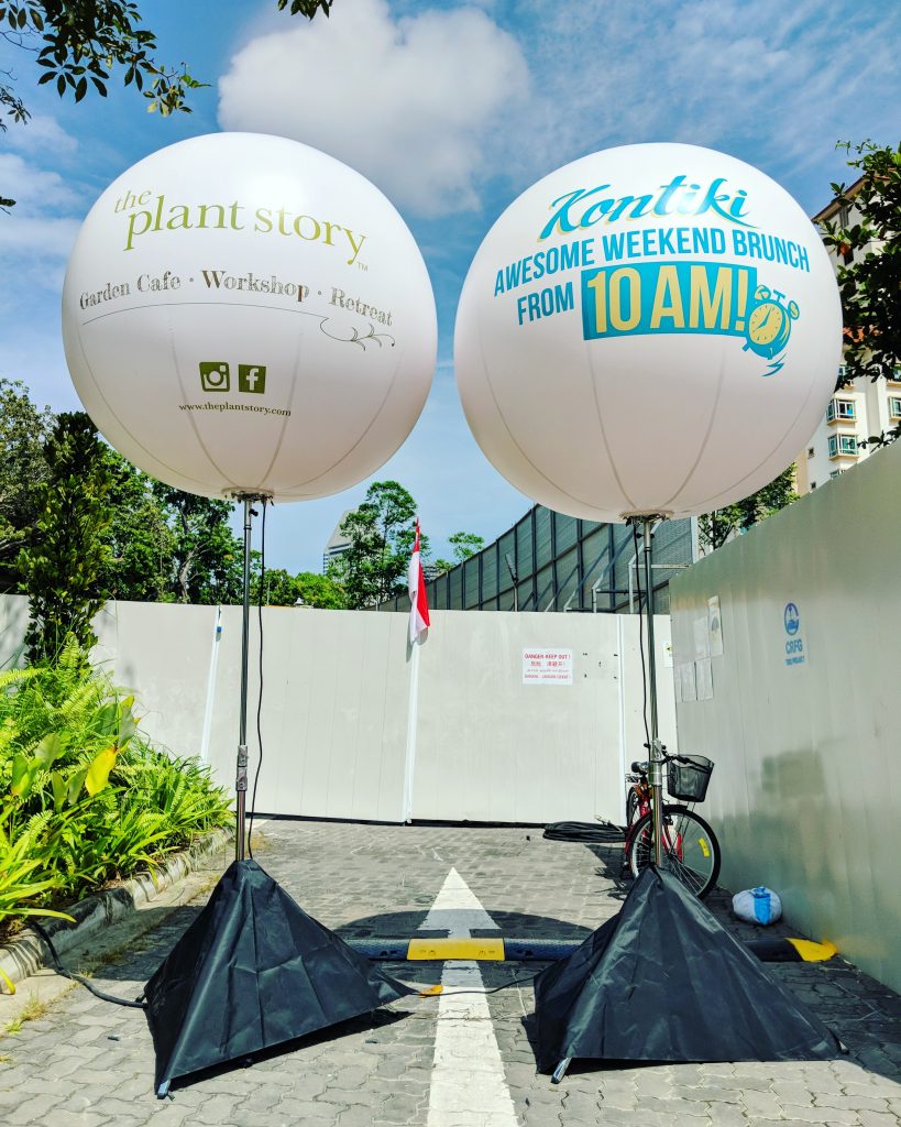 Lighted Tripod Balloon Stand singapore 69