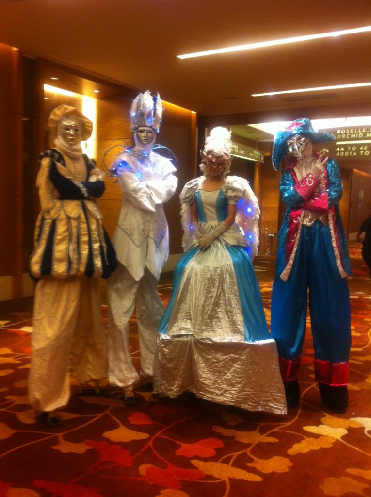 stilt walkers singapore