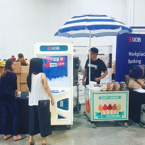 UOB Claw Catcher and Ice Cream Cart 1