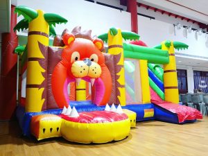 Lion Bouncy Castle Rental 1