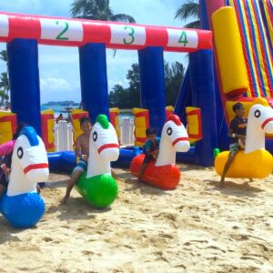 Inflatable Pony Race