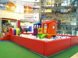 Giant Ball Pit Set up at East Point Mall 1