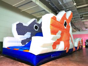 Inflatable Dragon Obstacle Course Rental 1