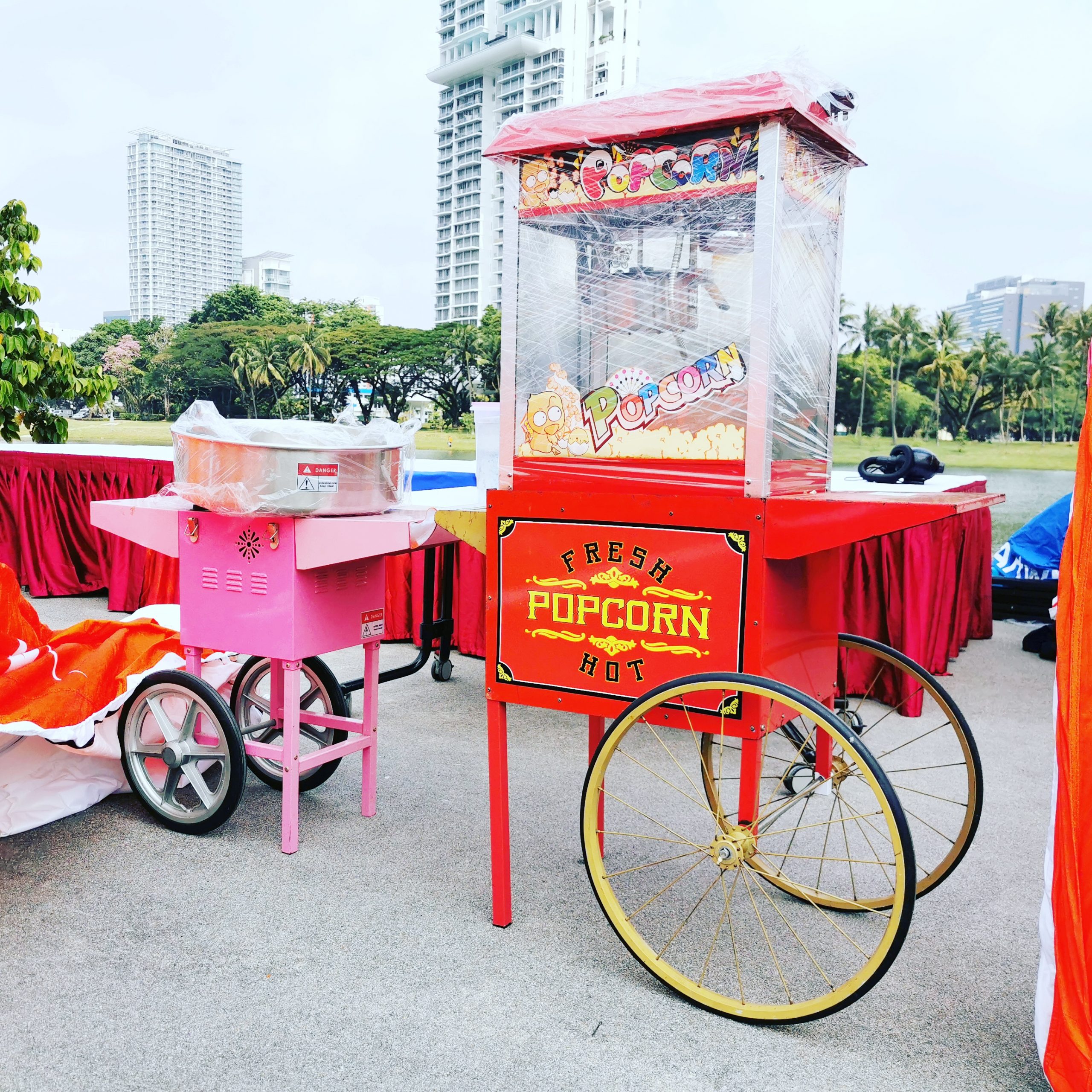 Cheap Popcorn and Candy Floss Live Station Rental