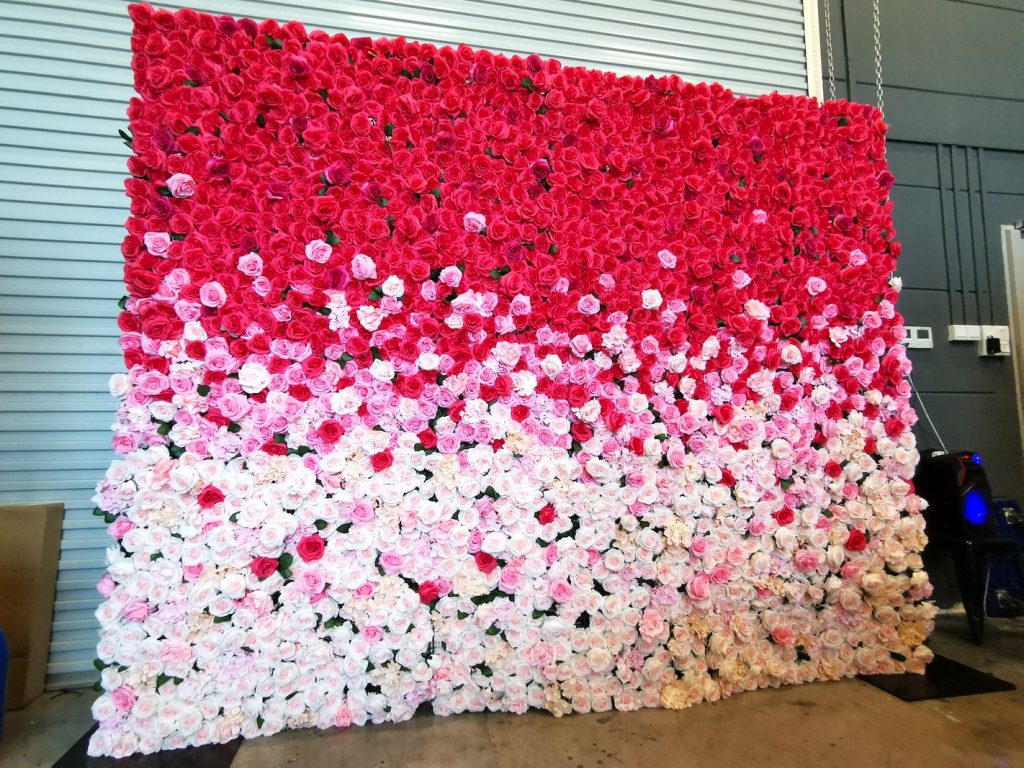 Flower Wall and Green Wall Backdrop Singapore 13