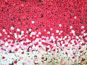 Flower wall backdrop rental for wedding 1