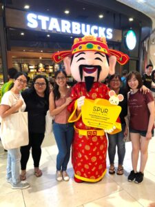 Chinese new year cai shen ye mascot 1