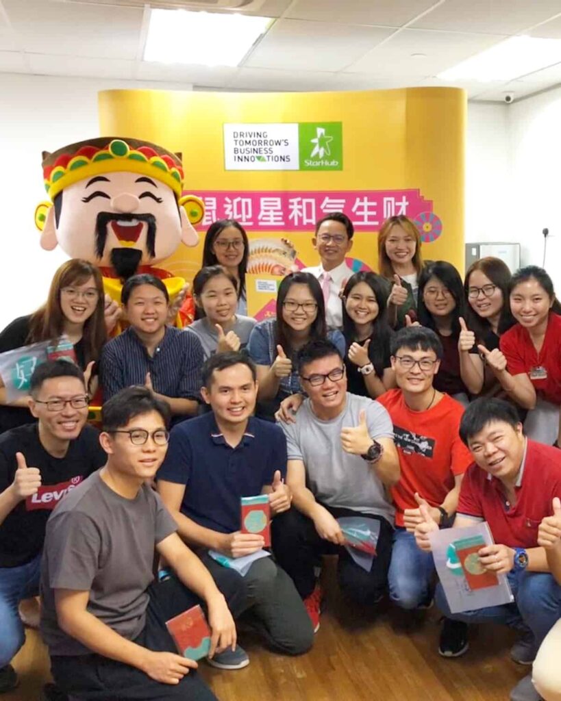 CNY God of Fortune Mascot Rental in Singapore 4