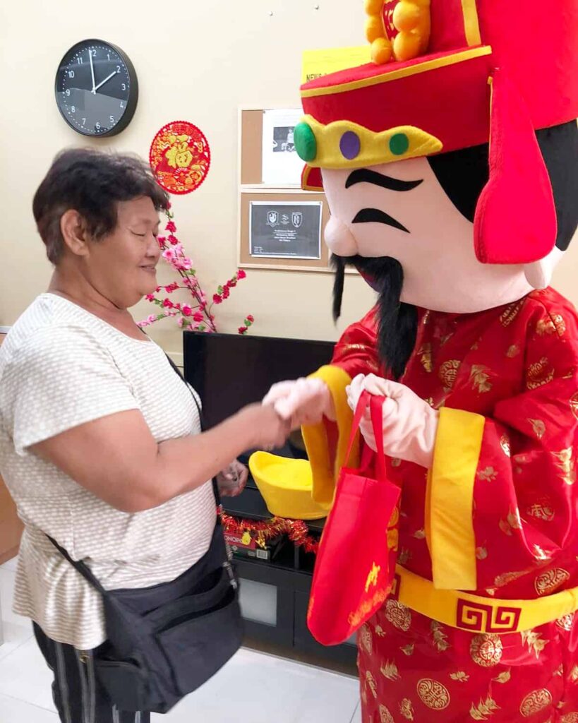CNY God of Fortune Mascot Rental in Singapore 3