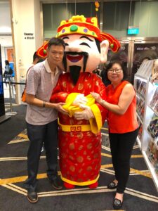 God of fortune mascot for rentals 1