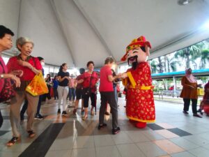 Roving Cai Shen Ye Mascot for rental SG 1