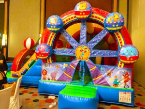 Circus Carnival Bouncy Castle 1