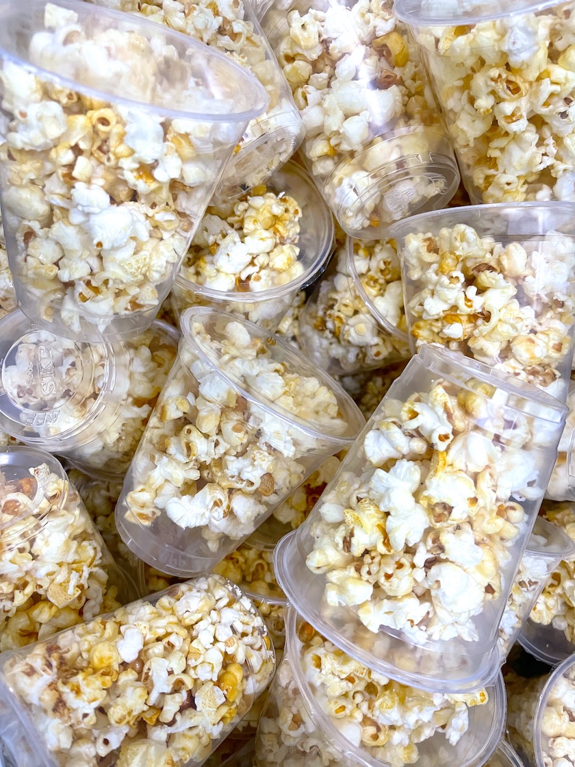 Prepacked Popcorns and Candy Floss