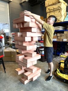Giant Jenga Rental in Singapore 1
