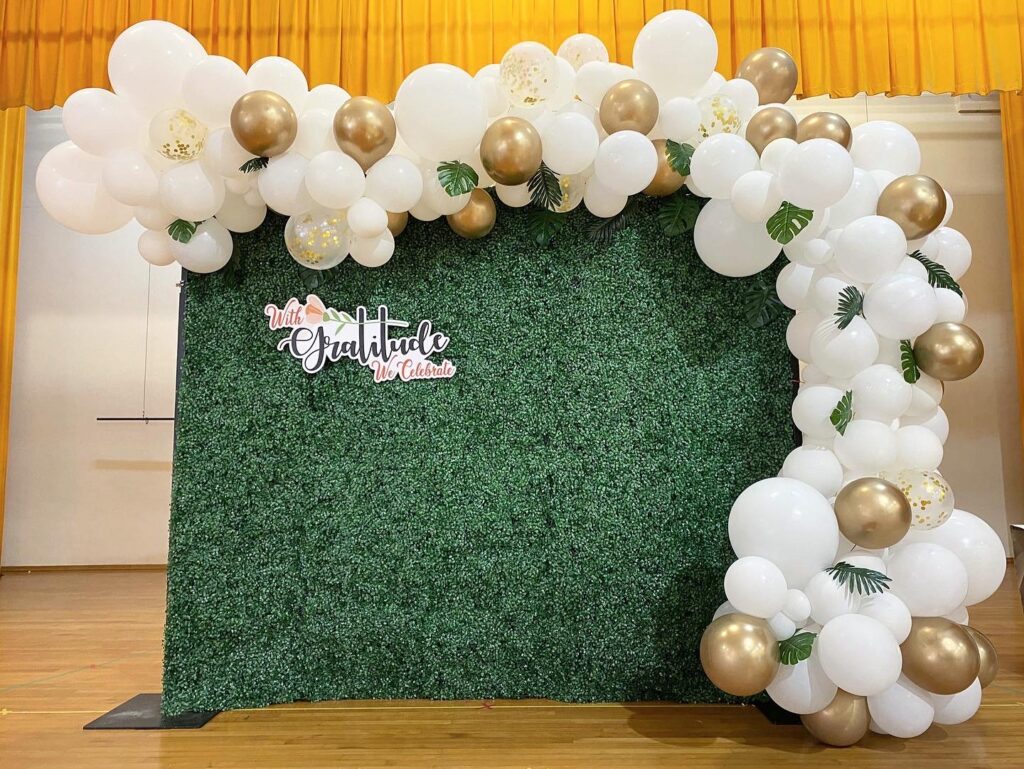 Flower Wall and Green Wall Backdrop Singapore 22
