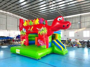 Red Dino Bouncy Castle Rental Singapore 1