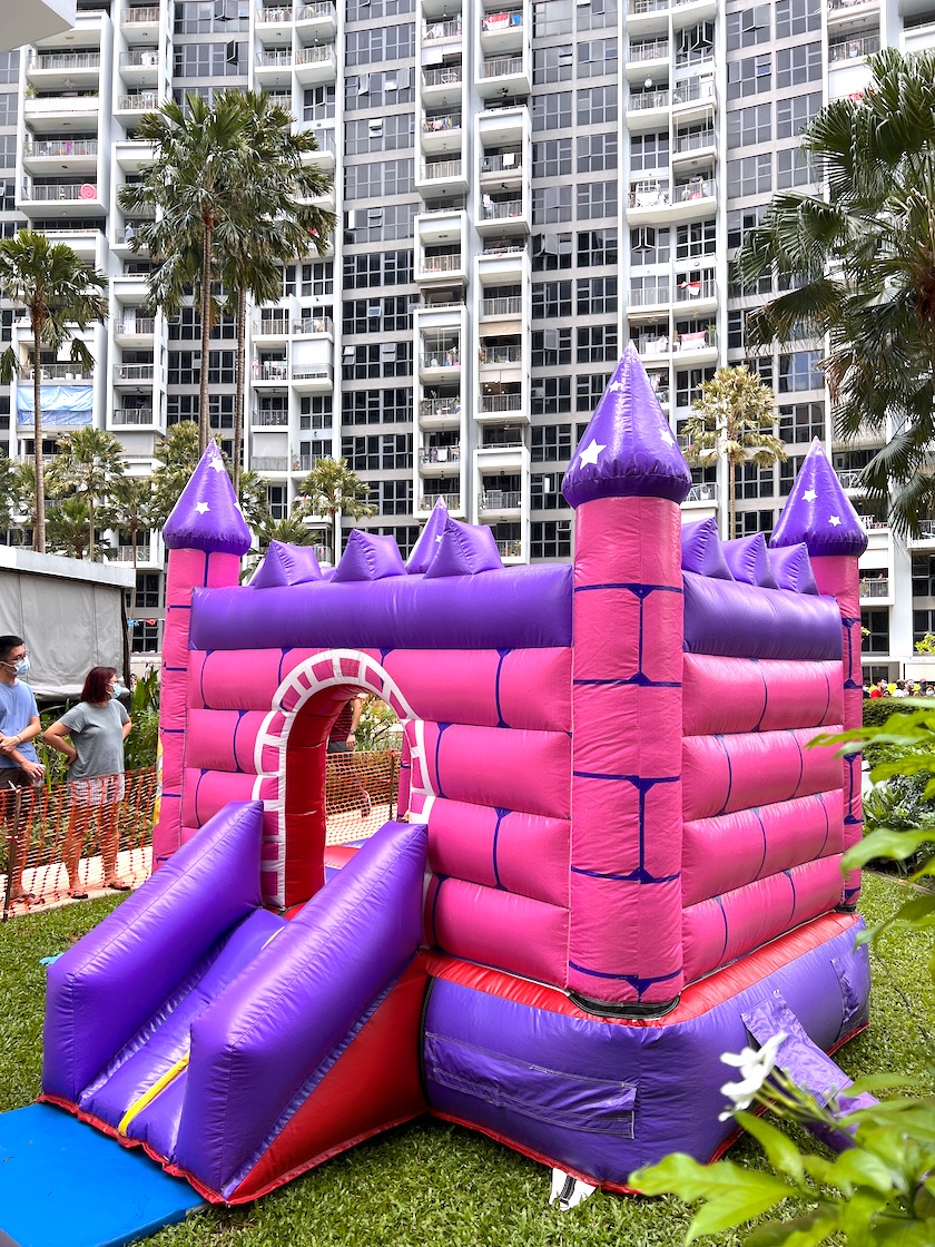 Princess themed bouncy castle rental