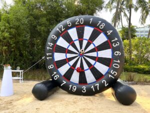 inflatable dart rental beach 1