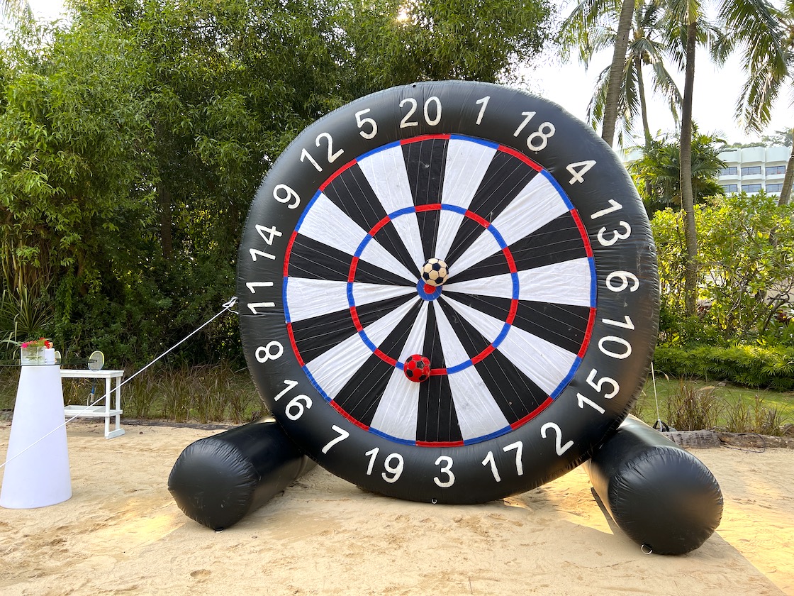Inflatable Soccer Dart rental for your event 3