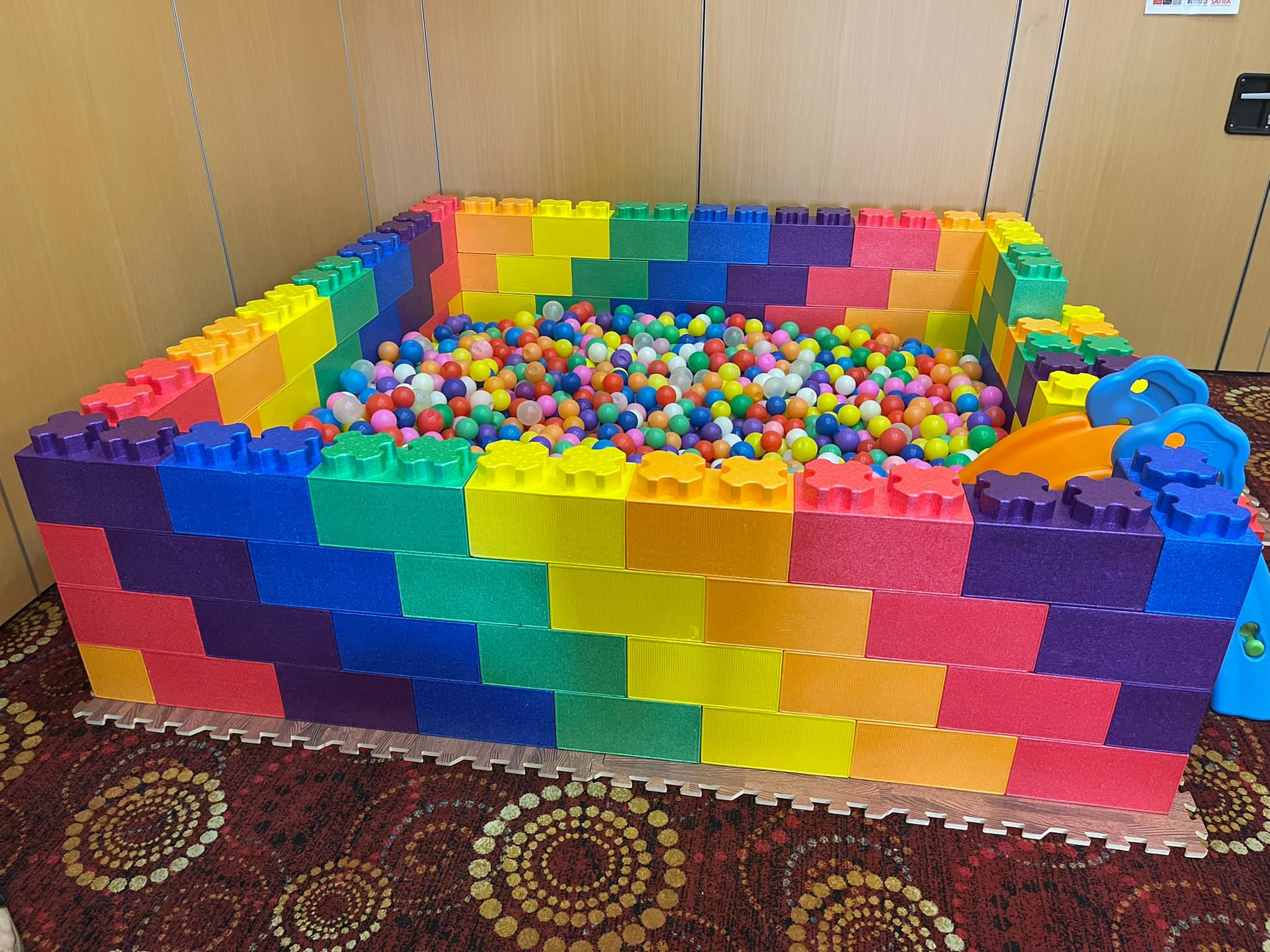 Rainbow Giant Ball Pit Rental for events 1