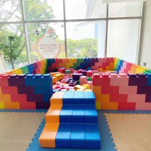 giant rainbow ball pit for rental singapore 1