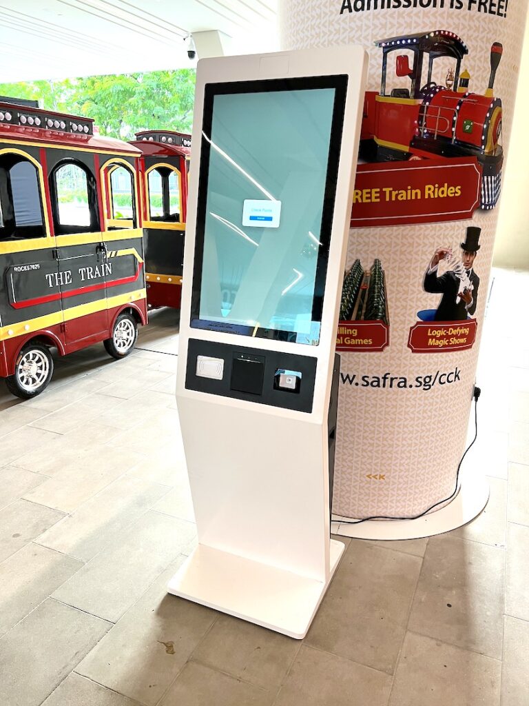 touch screen display stand rental