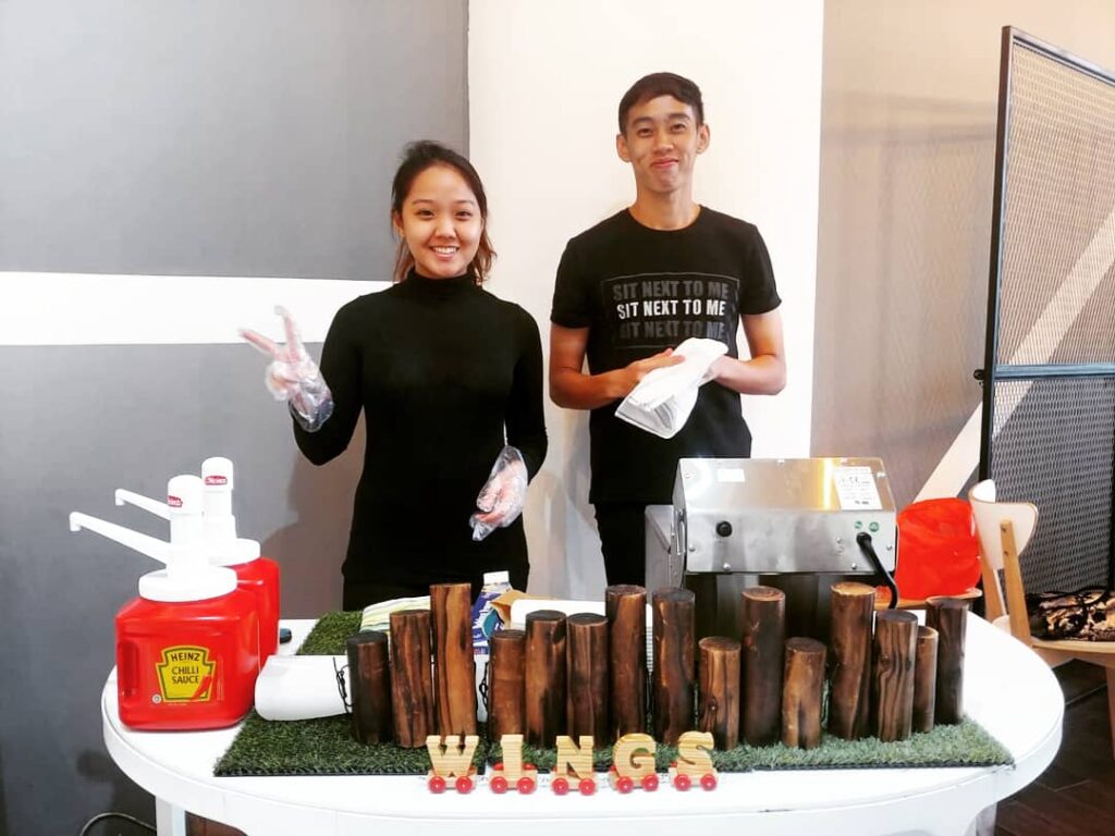Chicken Wings Live Food Station
