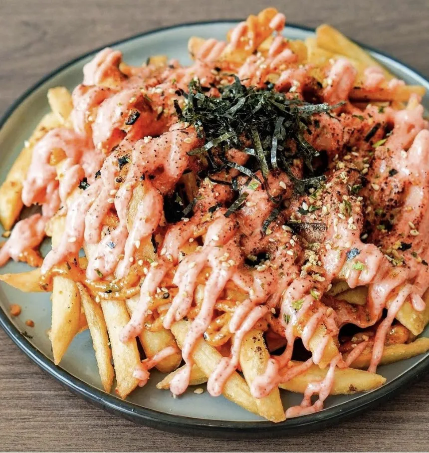 Torched Mentaiko Fries Live Food Station 1