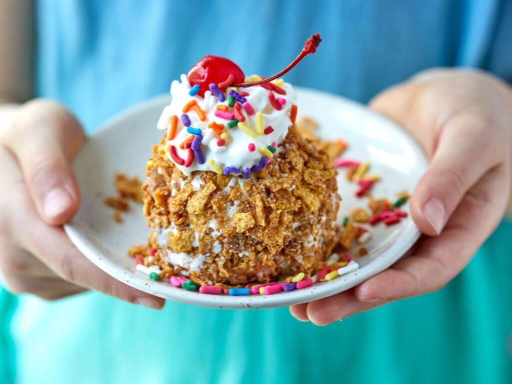 Fried Ice Cream Live Station