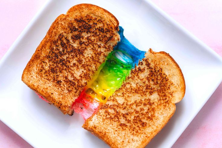 Rainbow Cheese Toast Live Food Station 1