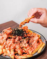 Torched Mentaiko Fries Live Food Station