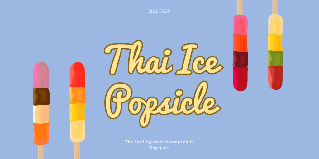 thai ice popsicle live station