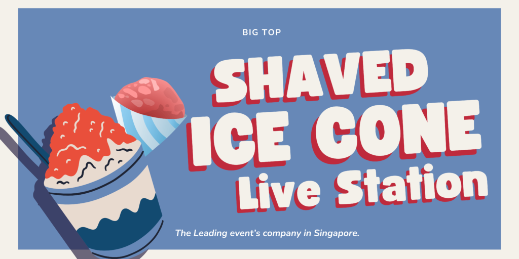 shaved ice cone live station