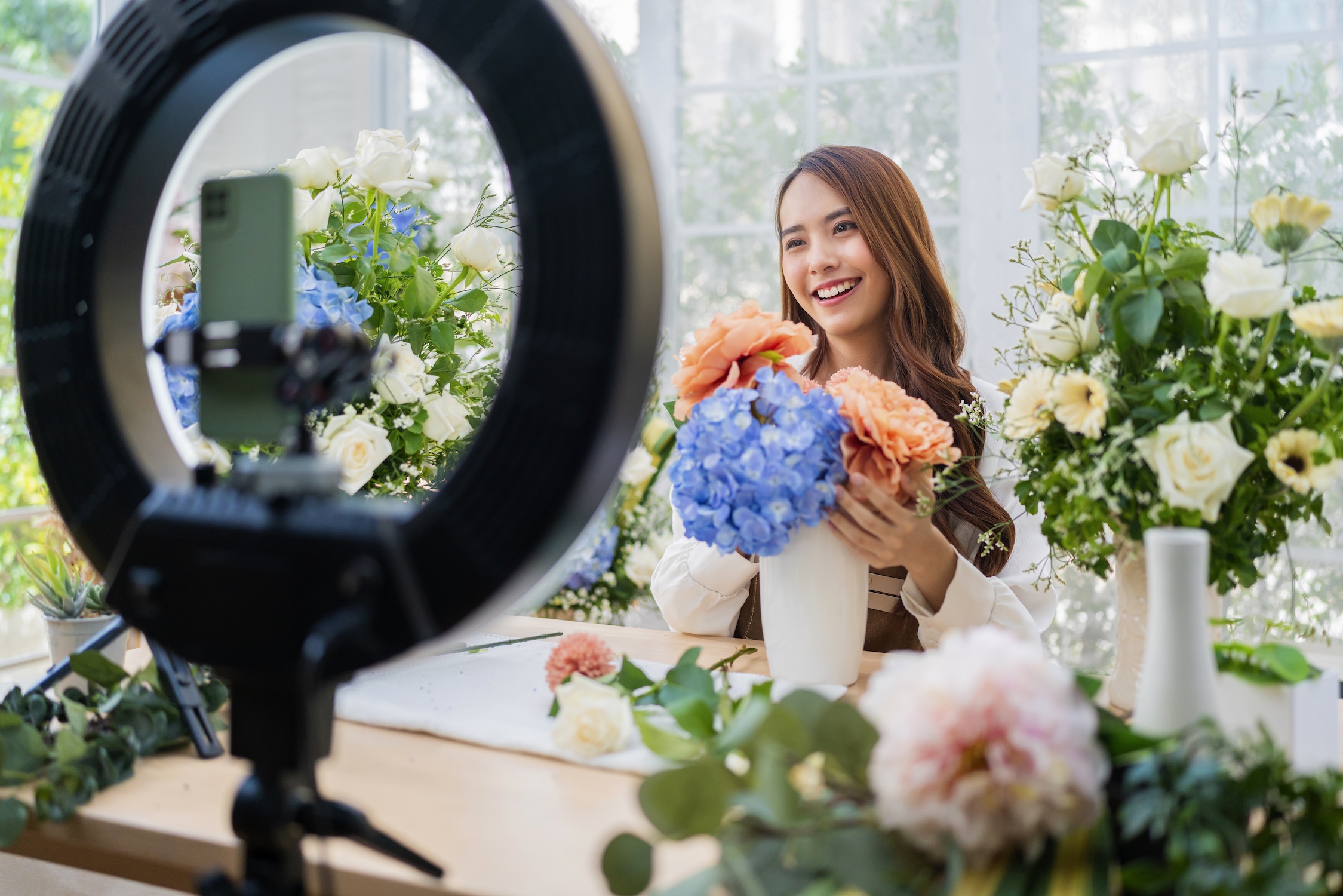 Live Flower Bar Station Rental Singapore
