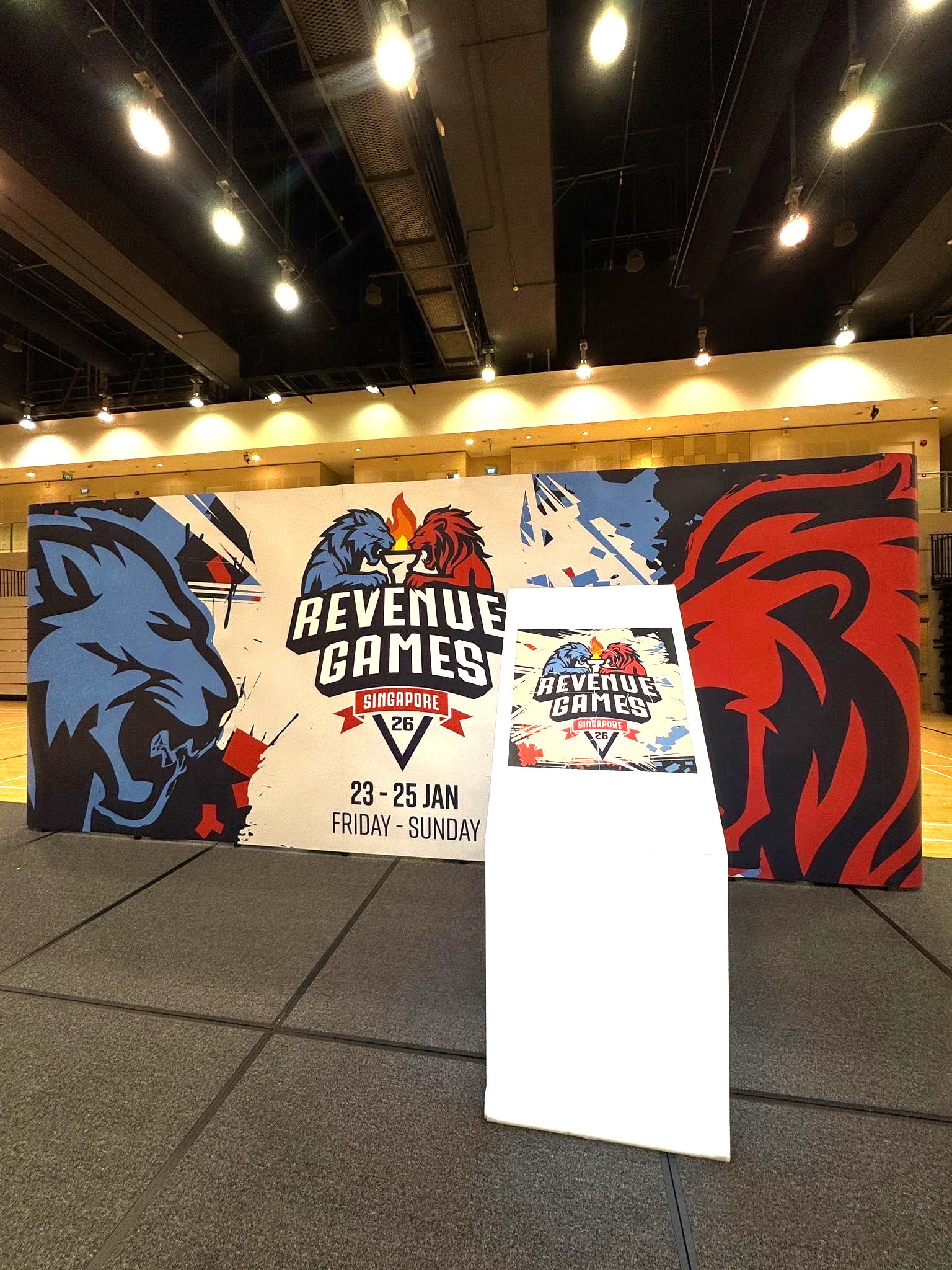 Puzzle lightbox launch mechanism rental Singapore corporate event