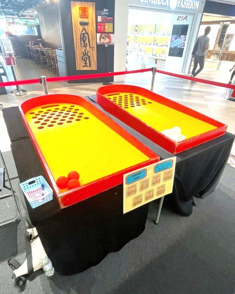 Can Knockdown booth included in Carnival Games Singapore rental