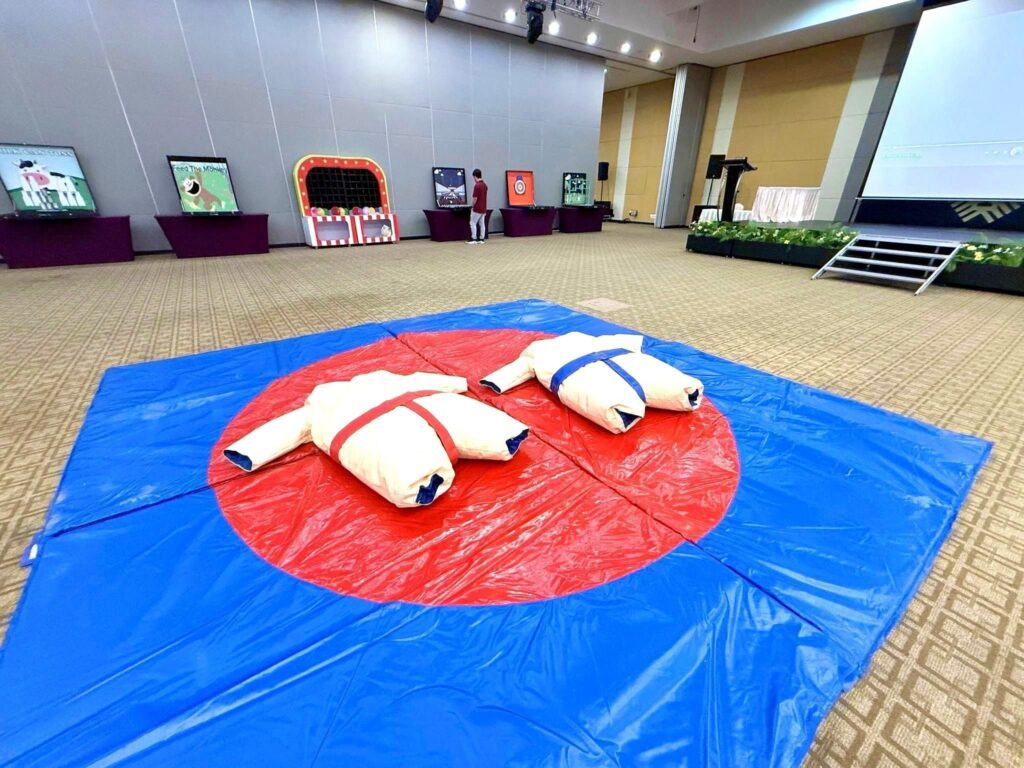Classic ring toss Carnival Games Singapore booth setup