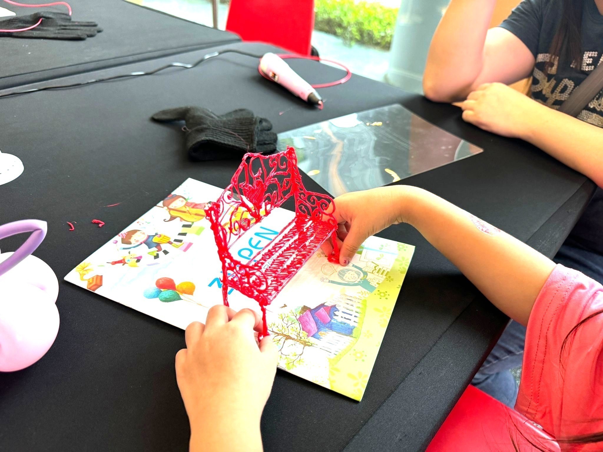 3D pen craft activity Fringe Activities Singapore kids event rental