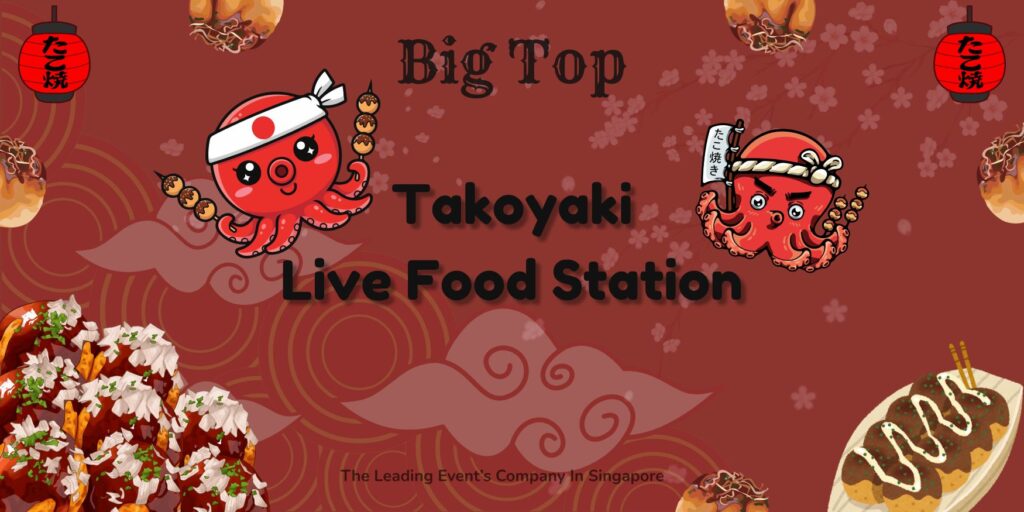 takoyaki live food station
