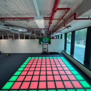 Lava Floor interactive LED light-up game for events